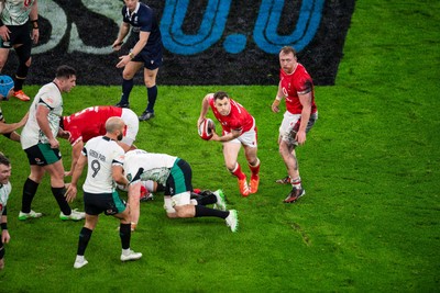 220225 - Wales v Ireland - Guinness Six Nations - Tomos Williams of Wales