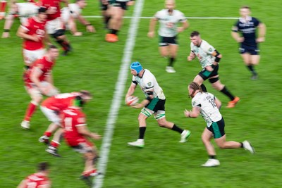 220225 - Wales v Ireland - Guinness Six Nations -  Tadhg Beirne of Ireland