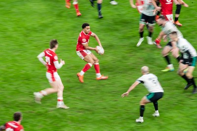 220225 - Wales v Ireland - Guinness Six Nations -  Ben Thomas of Wales