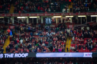 220225 - Wales v Ireland - Guinness Six Nations - TV Spider Cam