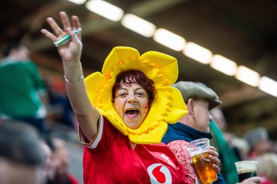 220225 - Wales v Ireland - Guinness Six Nations - Fans