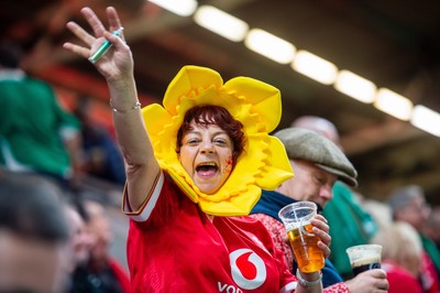 220225 - Wales v Ireland - Guinness Six Nations - Fans