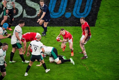 220225 - Wales v Ireland - Guinness Six Nations - Tomos Williams of Wales