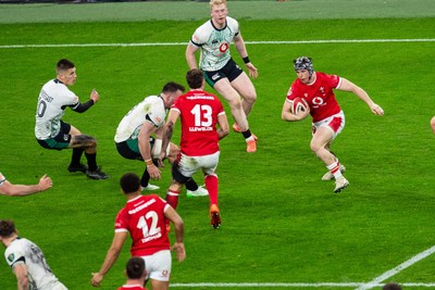 220225 - Wales v Ireland - Guinness Six Nations - Tom Rogers of Wales