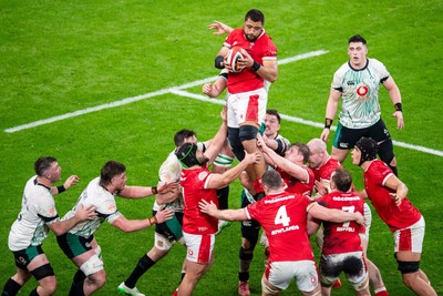 220225 - Wales v Ireland - Guinness Six Nations - Taulupe Faletau of Wales