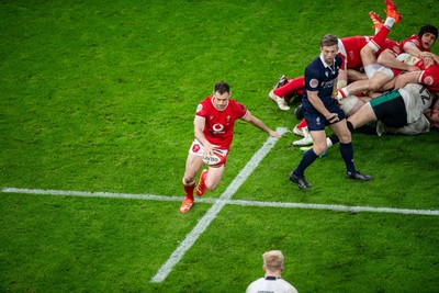 220225 - Wales v Ireland - Guinness Six Nations - Tomos Williams of Wales