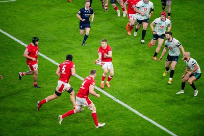 220225 - Wales v Ireland - Guinness Six Nations - Gareth Anscombe of Wales