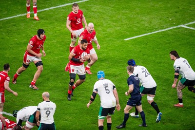 220225 - Wales v Ireland - Guinness Six Nations - Taulupe Faletau of Wales