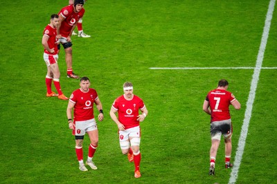 220225 - Wales v Ireland - Guinness Six Nations - Aaron Wainwright of Wales