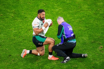 220225 - Wales v Ireland - Guinness Six Nations - Bundee Aki of Ireland