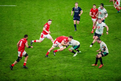 220225 - Wales v Ireland - Guinness Six Nations - Teddy Williams of Wales