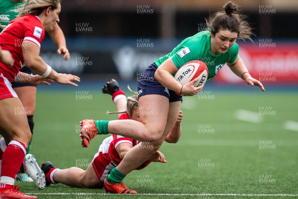 250323 - Wales v Ireland - TikTok Women's Six Nations - Deirbhile Nic A Bhaird  of Ireland