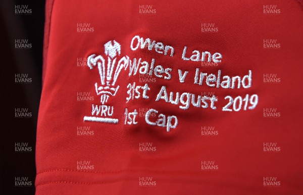 310819 - Wales v Ireland - Under Armour Series - Owen Lane jersey