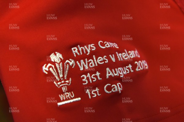 310819 - Wales v Ireland - Under Armour Series - Rhys Carre jersey