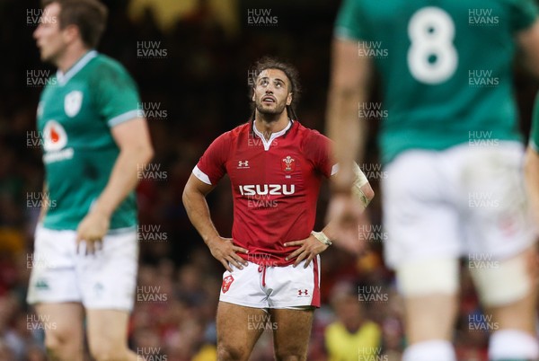 310819 - Wales v Ireland, Under Armour Summer Series 2019 - Wales captain Josh Navidi during the match