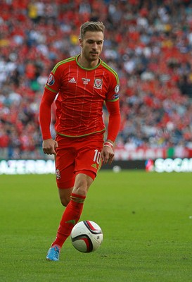 060915 - Wales v Israel - UEFA European Championship Qualifier - Aaron Ramsey of Wales