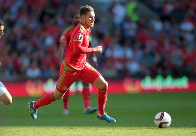 060915 - Wales v Israel - UEFA European Championship Qualifier - Aaron Ramsey of Wales