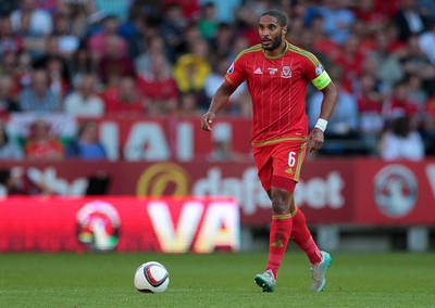 060915 - Wales v Israel - UEFA European Championship Qualifier - Ashley Williams of Wales
