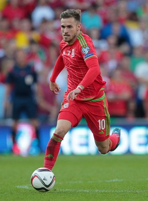 060915 - Wales v Israel - UEFA European Championship Qualifier - Aaron Ramsey of Wales