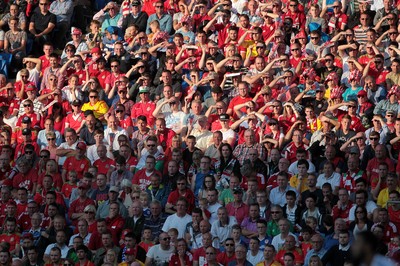 060915 - Wales v Israel - UEFA European Championship Qualifier - Wales fans enjoy the game