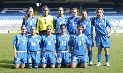 300306Wales v Israel FIFA Womens World Cup, Cardiff, Wales Israel team pic �Huw Evans, Cardiff 