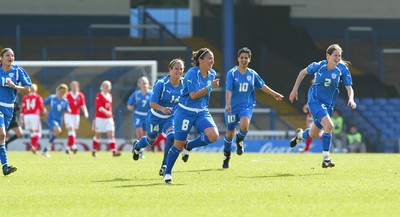 300306Wales v Israel FIFA Womens World Cup, Cardiff, Wales Israel's Rachel Shelina Israel (8) celebrates her goal  �Huw Evans, Cardiff 