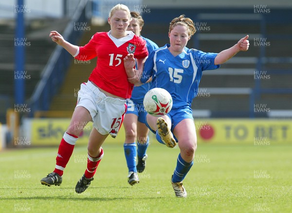 300306Wales v Israel FIFA Womens World Cup, Cardiff, Wales Israel's Adi Stein challenges Jessica Fishlock �Huw Evans, Cardiff 