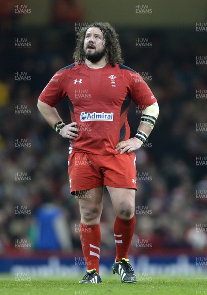 010214 - Wales v Italy - RBS Six Nations 2014 -Adam Jones of Wales