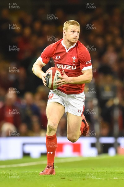 010220 - Wales v Italy - Guinness Six Nations - Johnny McNicholl of Wales  