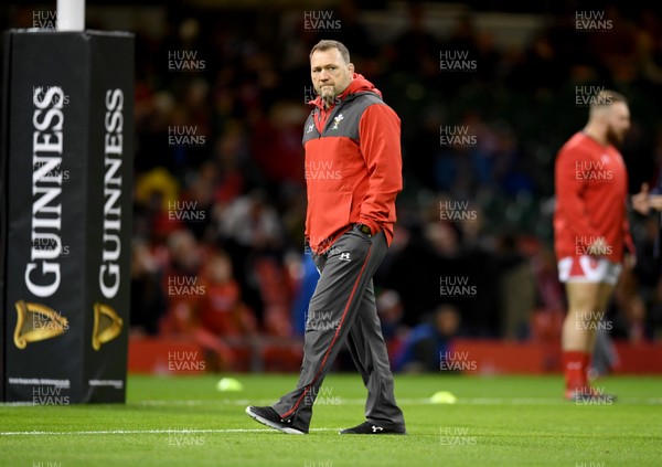 010220 - Wales v Italy - Guinness Six Nations - Wales Forwards Coach Jonathan Humphreys before the match