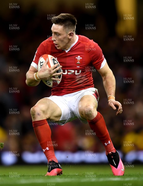 010220 - Wales v Italy - Guinness Six Nations - Josh Adams of Wales