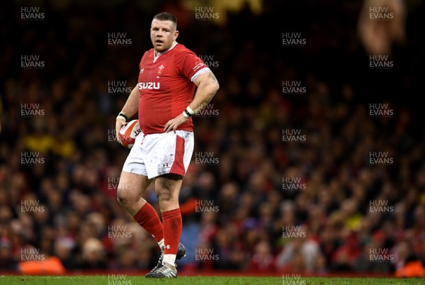 010220 - Wales v Italy - Guinness Six Nations - Rob Evans of Wales