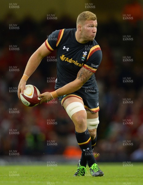 050915 -  Wales v Italy - Dove Men Test 2015 -Ross Moriarty of Wales