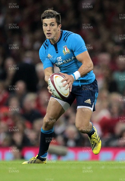 050915 - Wales v Italy - Dove Men Test - Tommaso Allan of Italy