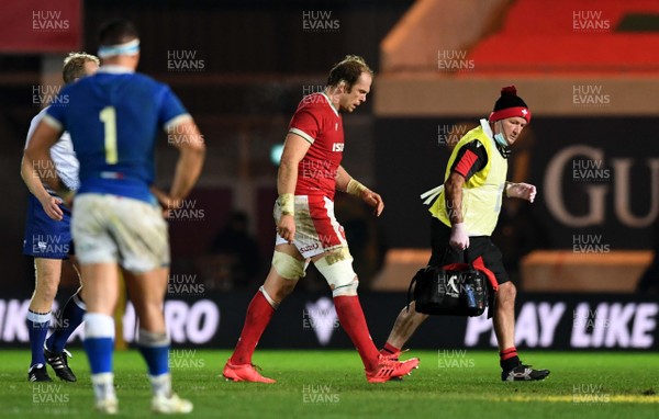 051220 - Wales v Italy - Autumn Nations Cup - Alun Wyn Jones of Wales