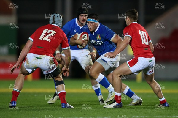 051220 - Wales v Italy - Autumn Nations Cup 2020 - Danilo Fischetti of Italy