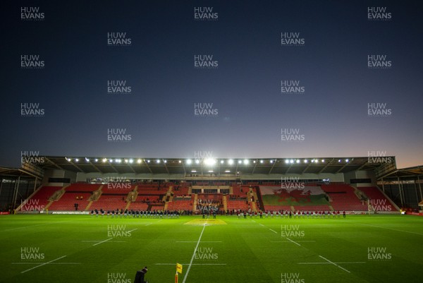 051220 - Wales v Italy - Autumn Nations Cup 2020 - General View of Parc y Scarlets
