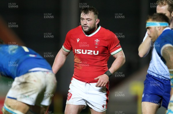 051220 - Wales v Italy - Autumn Nations Cup 2020 - Sam Parry of Wales