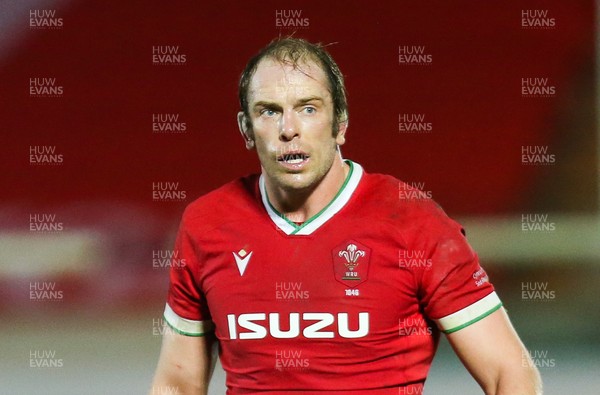 051220 - Wales v Italy, Autumn Nations Cup 2020 - Alun Wyn Jones of Wales