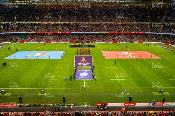 110318 - Wales v Italy, Nat West 6 Nations Championship - General view of the Principality Stadium 