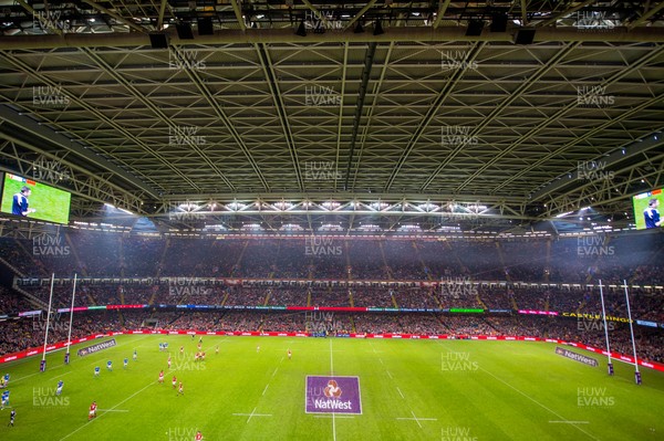 110318 - Wales v Italy, Nat West 6 Nations Championship - General View of the Stadium 