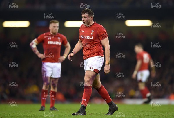 110318 - Wales v Italy - NatWest 6 Nations 2018 - Elliot Dee of Wales