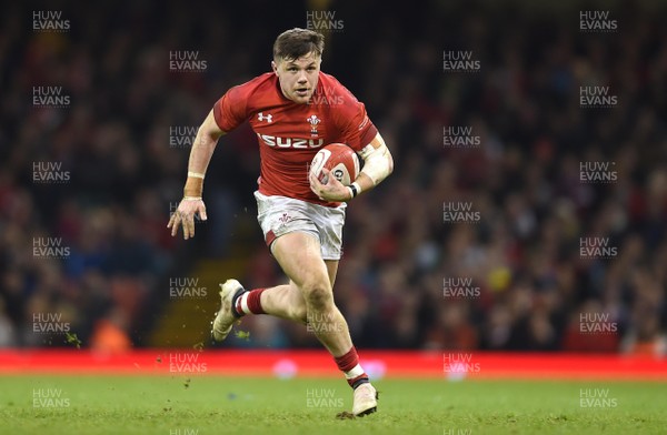 110318 - Wales v Italy - NatWest 6 Nations 2018 - Steff Evans of Wales