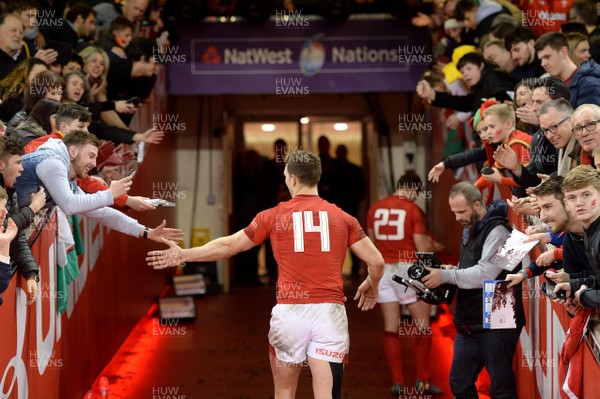 110318 - Wales v Italy - NatWest 6 Nations 2018 - George North of Wales