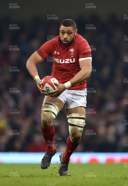 110318 - Wales v Italy - NatWest 6 Nations 2018 - Taulupe Faletau of Wales
