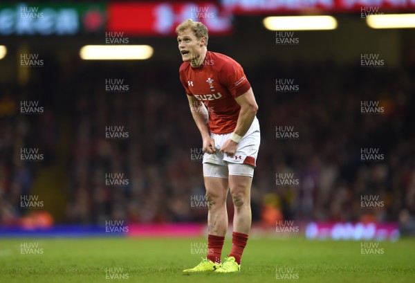 110318 - Wales v Italy - NatWest 6 Nations 2018 - Aled Davies of Wales