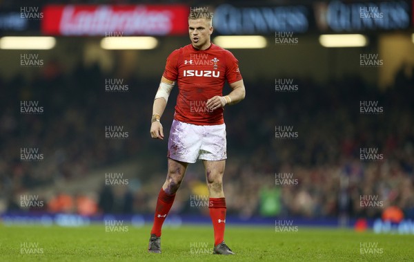 110318 - Wales v Italy - Natwest 6 Nations Championship - Gareth Anscombe of Wales