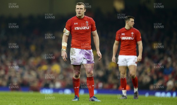 110318 - Wales v Italy - Natwest 6 Nations Championship - Hadleigh Parkes of Wales