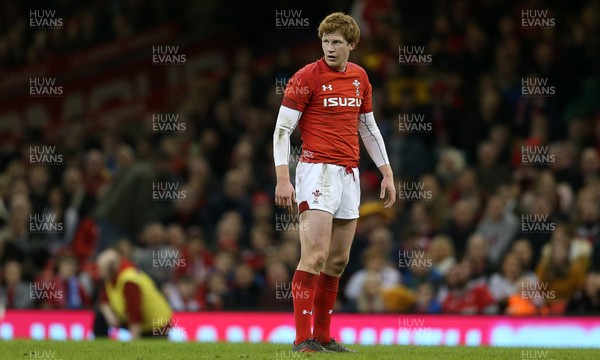 110318 - Wales v Italy - Natwest 6 Nations Championship - Rhys Patchell of Wales