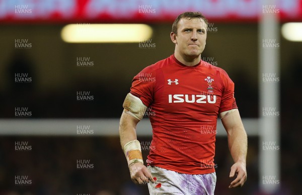 110318 - Wales v Italy, NatWest 6 Nations 2018 - Hadleigh Parkes of Wales